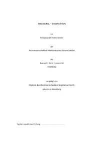 Inaugural – Dissertation