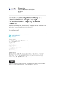 Neoclassical General Equilibrium Theory As a Source of Powerful