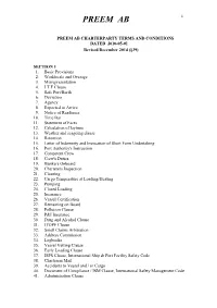TERMS and CONDITIONS DATED 2010-05-01 Revised December 2014 (§39)