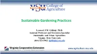 Sustainable Gardening Practices