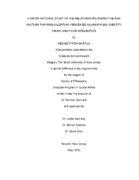 Toward a Conceptual Framework for Mixed-Method Evaluation Designs