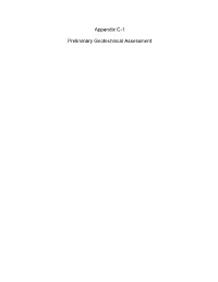 Appendix C-1 Preliminary Geotechnical Assessment