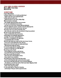 Home Study Mark 5:21-43 SCRIPTURE