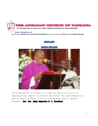 Obituary Media Release