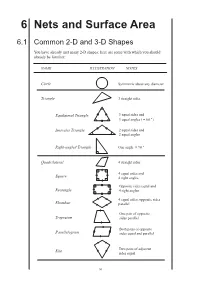 6 Nets and Surface Area