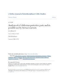 Analysis of a Celtiberian Protective Paste and Its Possible Use by Arevaci Warriors Jesús Martín-Gil