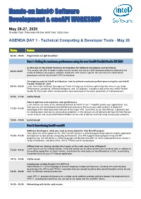 Hands-On Intel® Software Development & Oneapi WORKSHOP