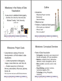 Milestones in the History of Data Visualization