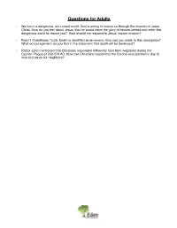 Response Questions April 19
