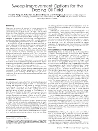 Sweep-Improvement Options for the Daqing Oil Field