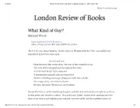 What Kind of Guy? Michael Wood
