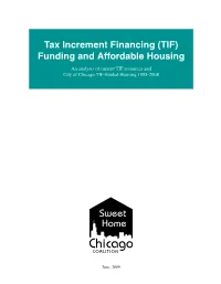 Tax Increment Financing (TIF) Funding and Affordable Housing