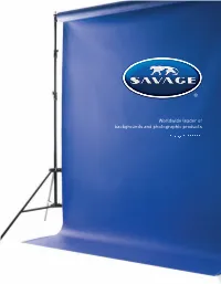 Worldwide Leader of Backgrounds and Photographic Products ®