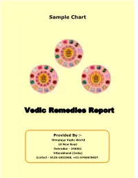 Vedic Remedies Report
