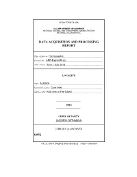 Data Acquisition and Processing Report