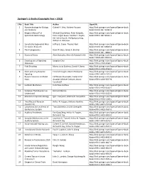 Springer's E-Books (Copyright Year – 2012)