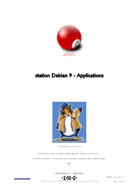 Station Debian 9 - Applications