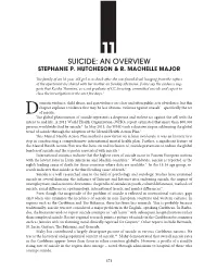 Suicide: an Overview Stephanie P