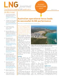 Australian Operational Focus Leads to Successful GLNG Performance