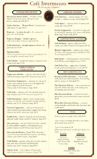 Café Intermezzo