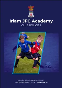 Irlam JFC Academy Policy.Pdf