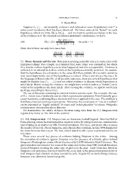 Bayes Theorem and the Law