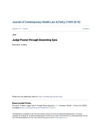 Judge Posner Through Dissenting Eyes
