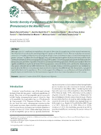 Genetic Diversity of Populations of the Dioecious Myrsine Coriacea (Primulaceae) in the Atlantic Forest