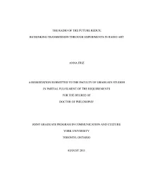 The Radio of the Future Redux