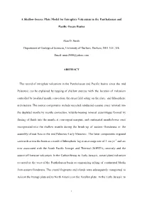 A Shallow-Source Plate Model for Intraplate Volcanism in the Panthalassan And