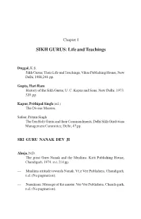Bibliography of Sikh Studies (Edited by SP Gulati