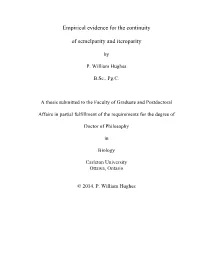 Empirical Evidence for the Continuity of Semelparity and Iteroparity