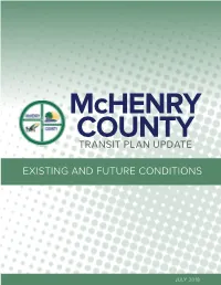 Existing and Future Conditions Transit Plan