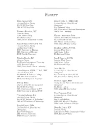 Faculty List
