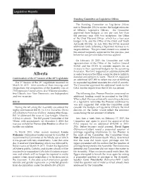 Alberta’S Legislative Officers