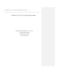 Fostering Icc in a Group of Pre-Service Teachers