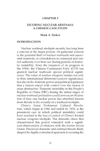 Nuclear Weapons Security Crises