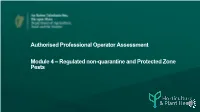Regulated Non-Quarantine and Protected Zone Pests Regulated Non-Quarantine Pests (RNQP) What Is a Regulated Non-Quarantine Pest(RNQP) Defined As?