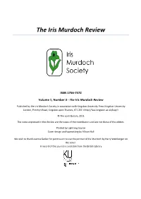 The Iris Murdoch Review