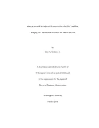 Comparison of Risk Adjusted Returns in Core-Satellite Portfolios: Changing the Conversation to Benefit the Smaller Investor by J