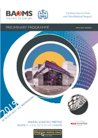 Preliminary Programme April 2019 Version 1