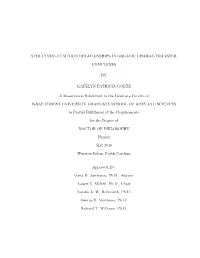 Structure-Function Relationships in Organic Charge-Transfer