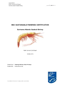 Fishery Name Fishery Are Shown As Appendix 1.1 to This Report