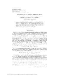 ON the DUAL of ORLICZ–LORENTZ SPACE 1. Introduction