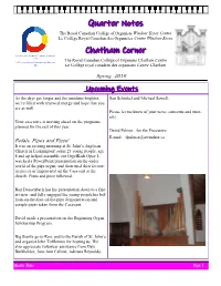 Quarter Notes Chatham Corner