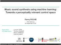 Towards a Perceptually Relevant Control Space