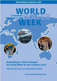 Accessing Water for the Common Good with Special Focus on Transboundary Waters