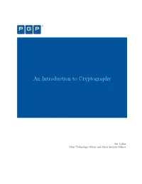 An Introduction to Cryptography
