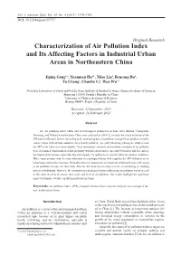 Characterization of Air Pollution Index and Its Affecting Factors in Industrial Urban Areas in Northeastern China