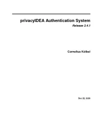 Release 3.4.1 Cornelius Kölbel